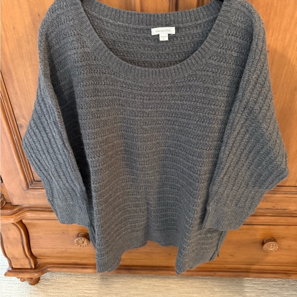 Garnet Hill Charcoal Women's Sweater